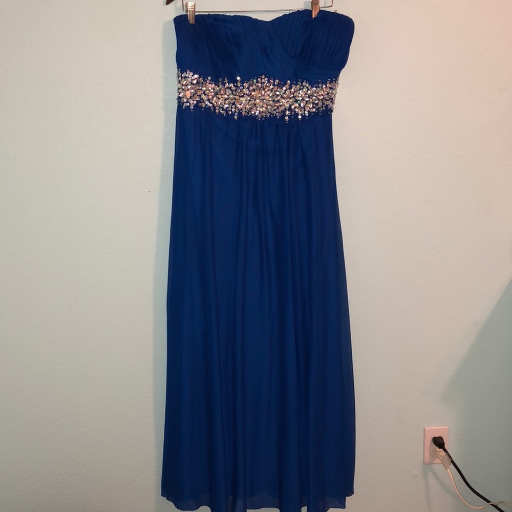 Blue formal dress